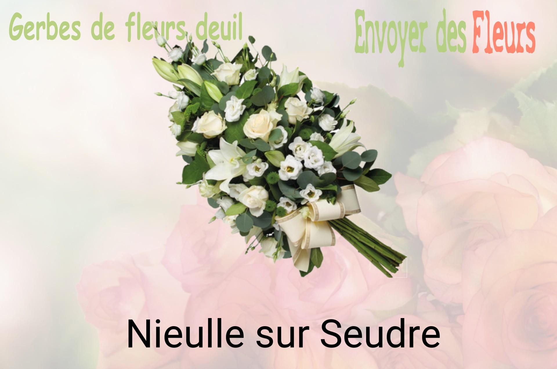 Gerbe de fleurs de deuil livrée à Nieulle-sur-Seudre